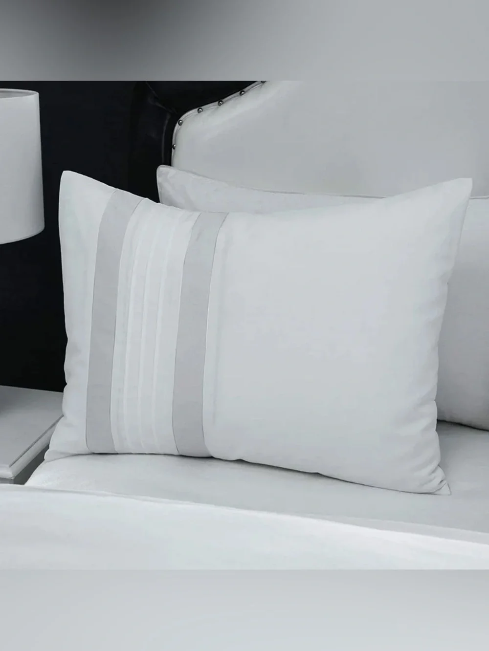 Classic Gray and White Geometric cal king Comforter Set - 3 piece set